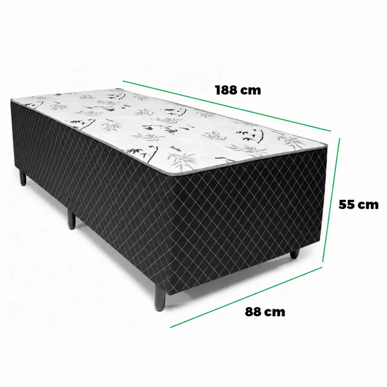 Cama box molas de solteiro  - Foto 5