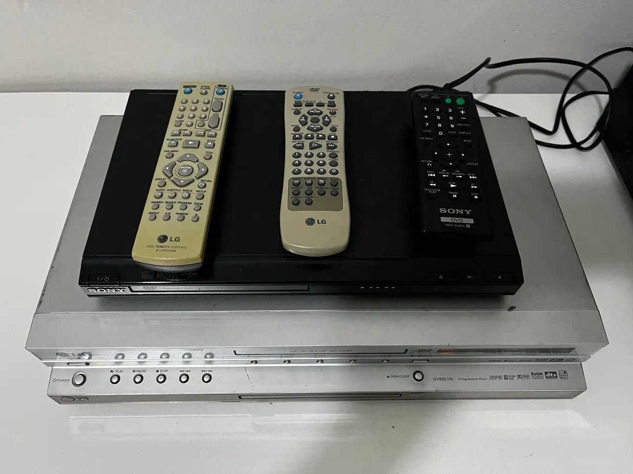 DVD LG e Sony