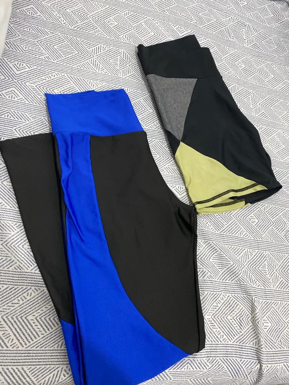 Calça e short de academia 
