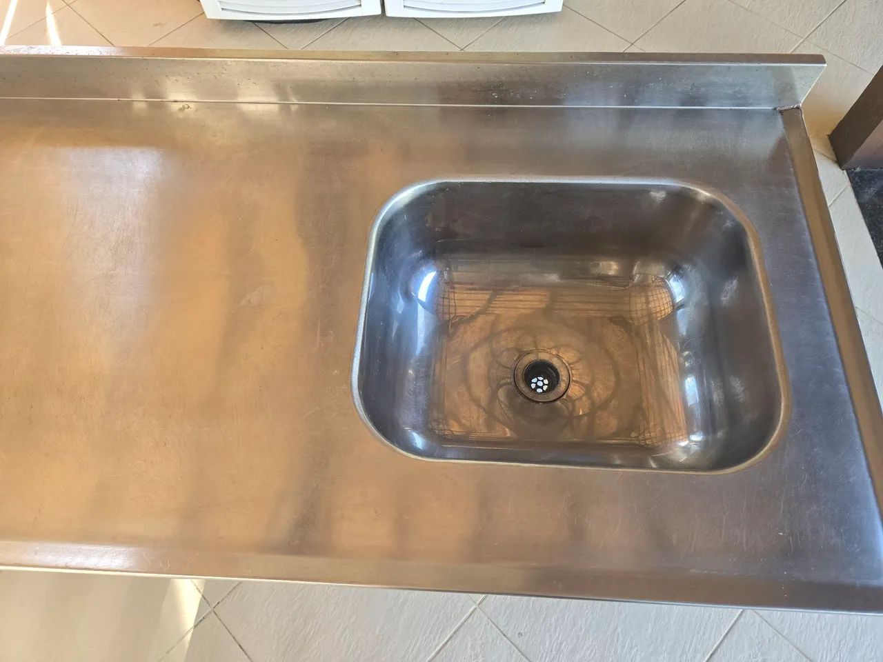 Bancada nova inox com pia - Foto 3
