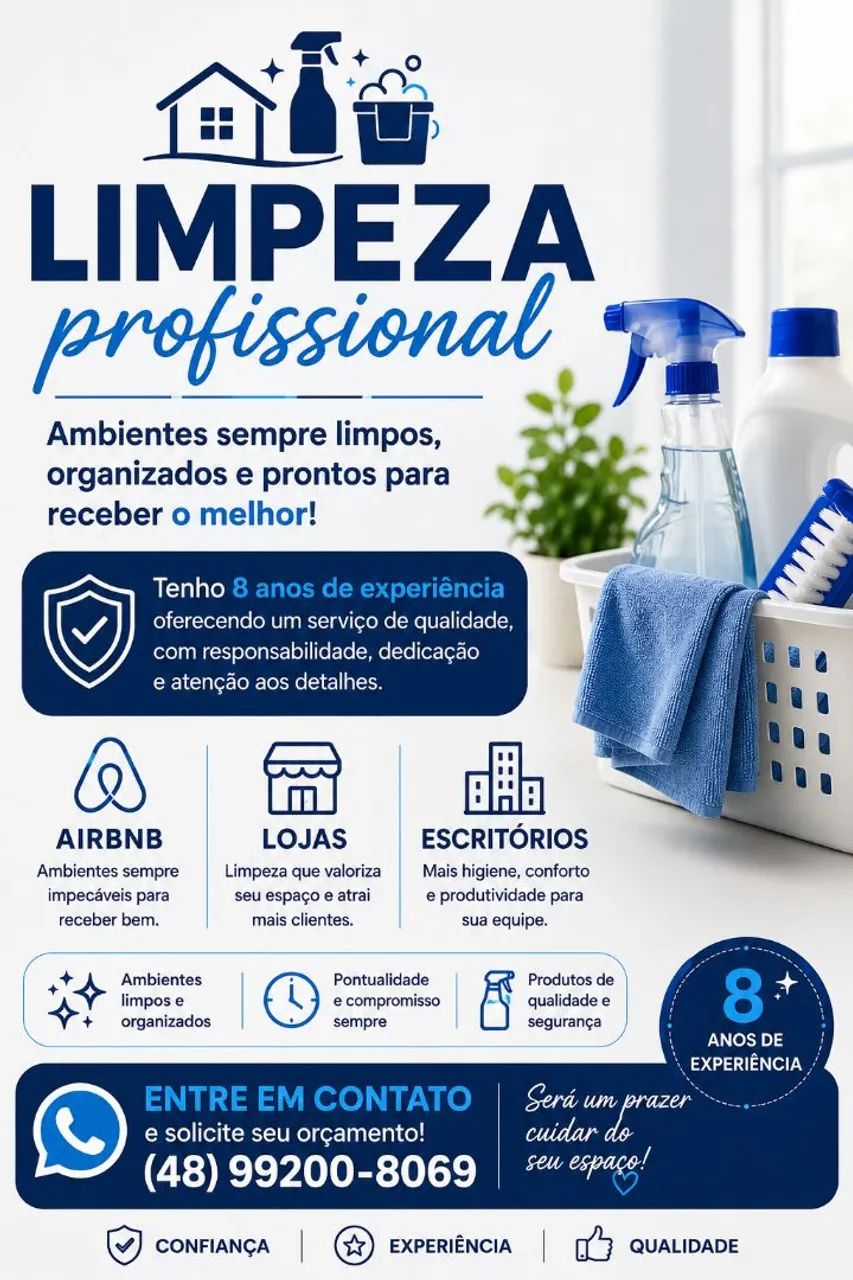 Faço limpezas