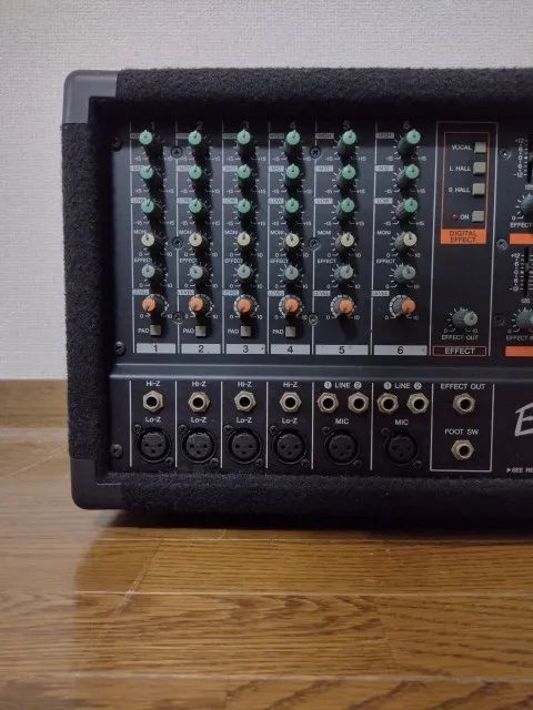 mixer yamaha mesa de som amplificada emx 640 - Equipamentos e