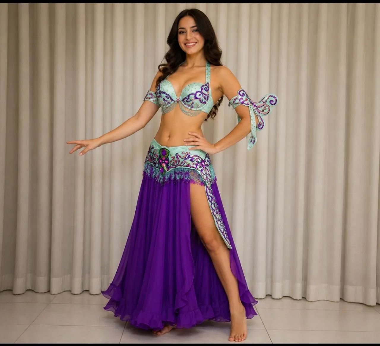 Roupa de dança do ventre 