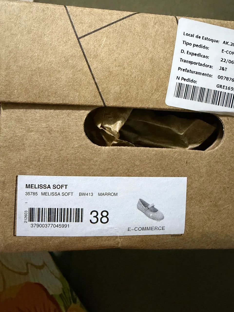 Melissa soft marrom, original - Foto 4