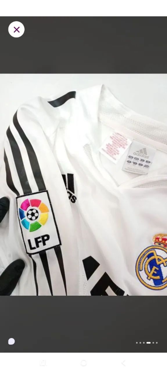 ウェア  Real Madrid RAUL 7 Jersey camisa adidas real madrid raul 7 2004 original retro futebol