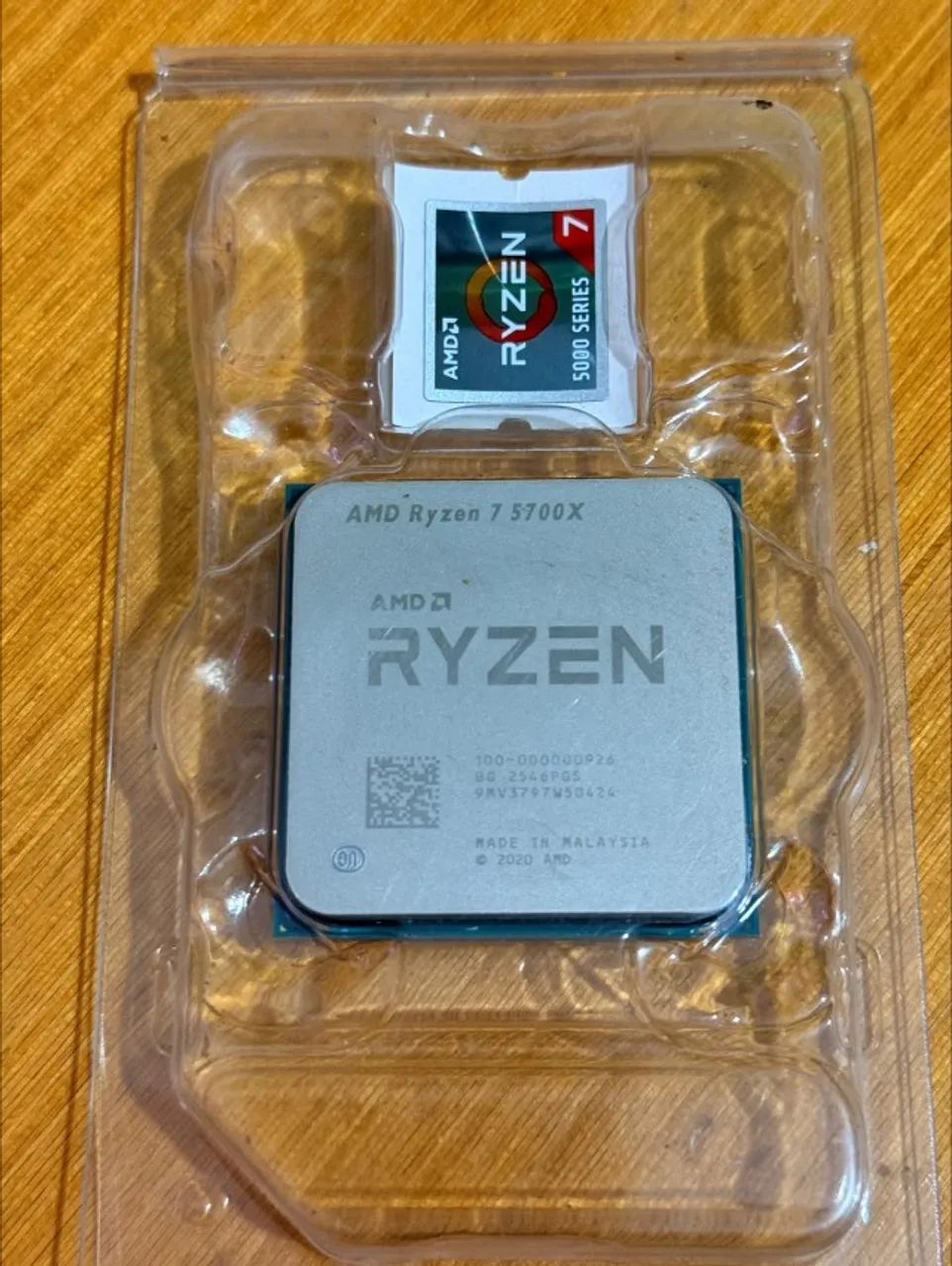 Ryzen 7 5700X Processador AMD AM4 8 Nucleos 16 Threads 4.6GHz PCIe