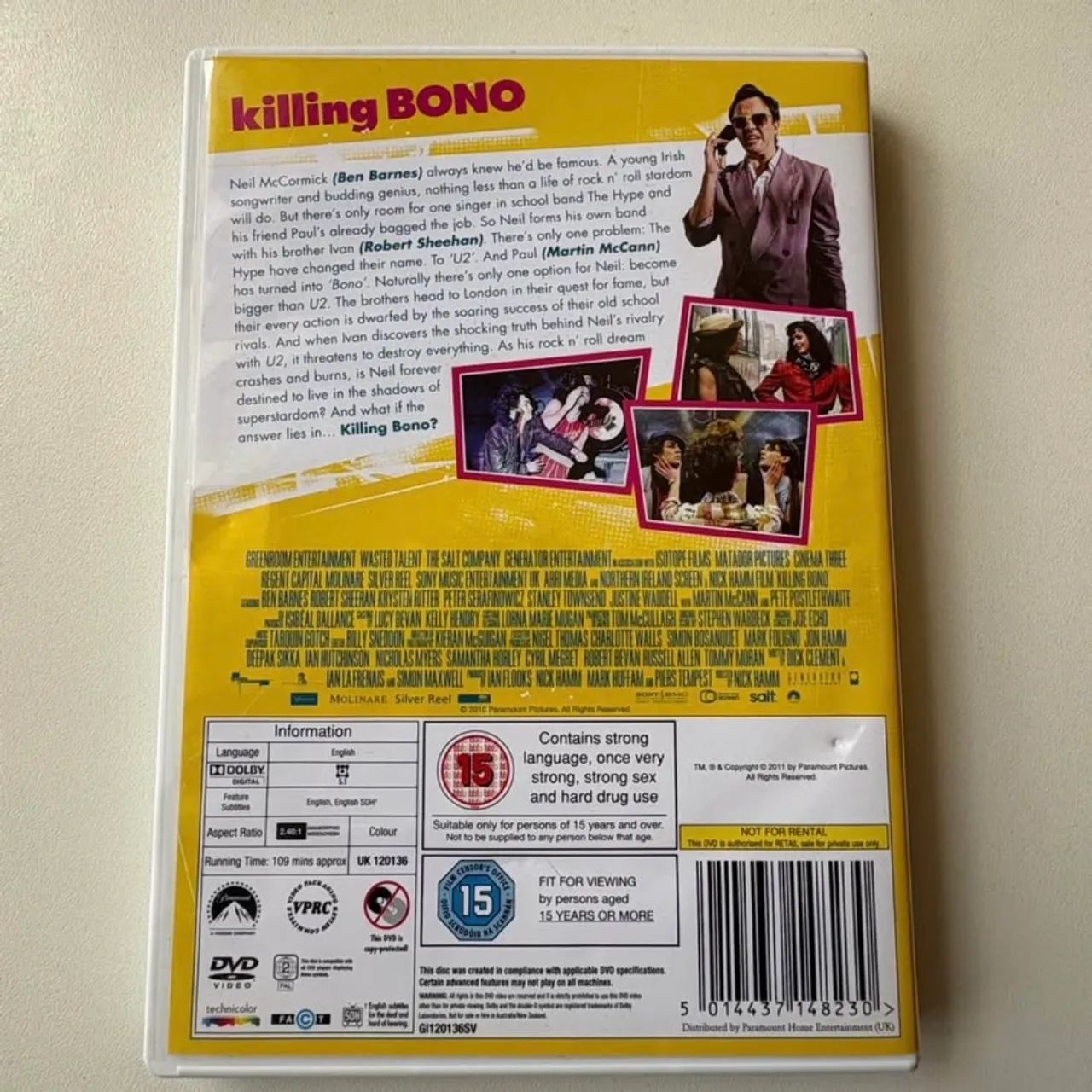 Killing Bono DVD Importado Inglaterra - Leia Anúncio!!! UK - Foto 4