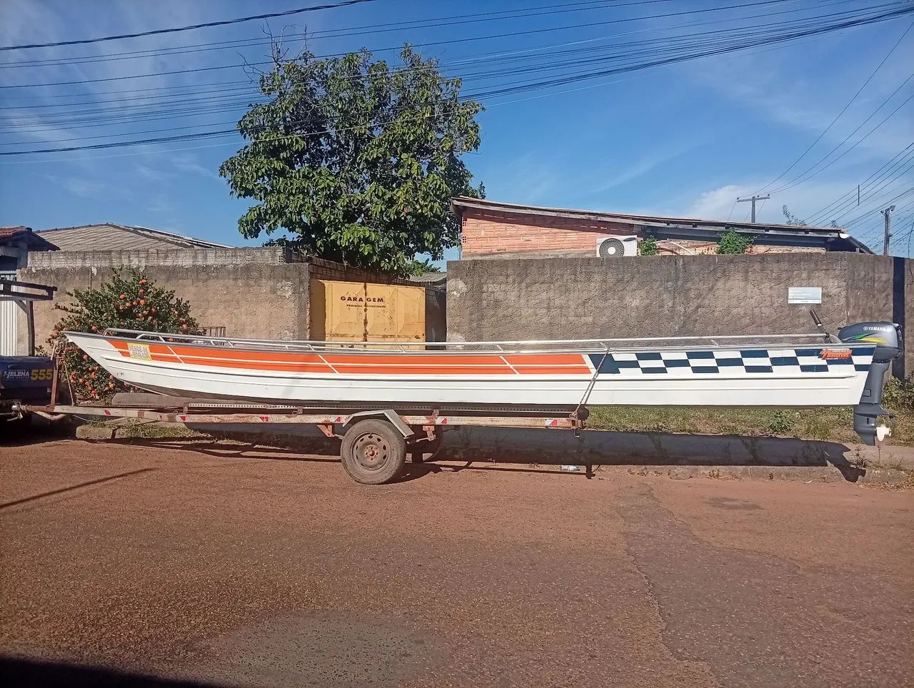 Canoa e motor 15 Hp zero - Foto 2