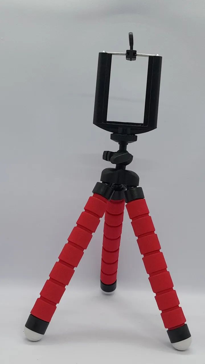Mini tripé flexível polvo para celular 360 - Foto 2