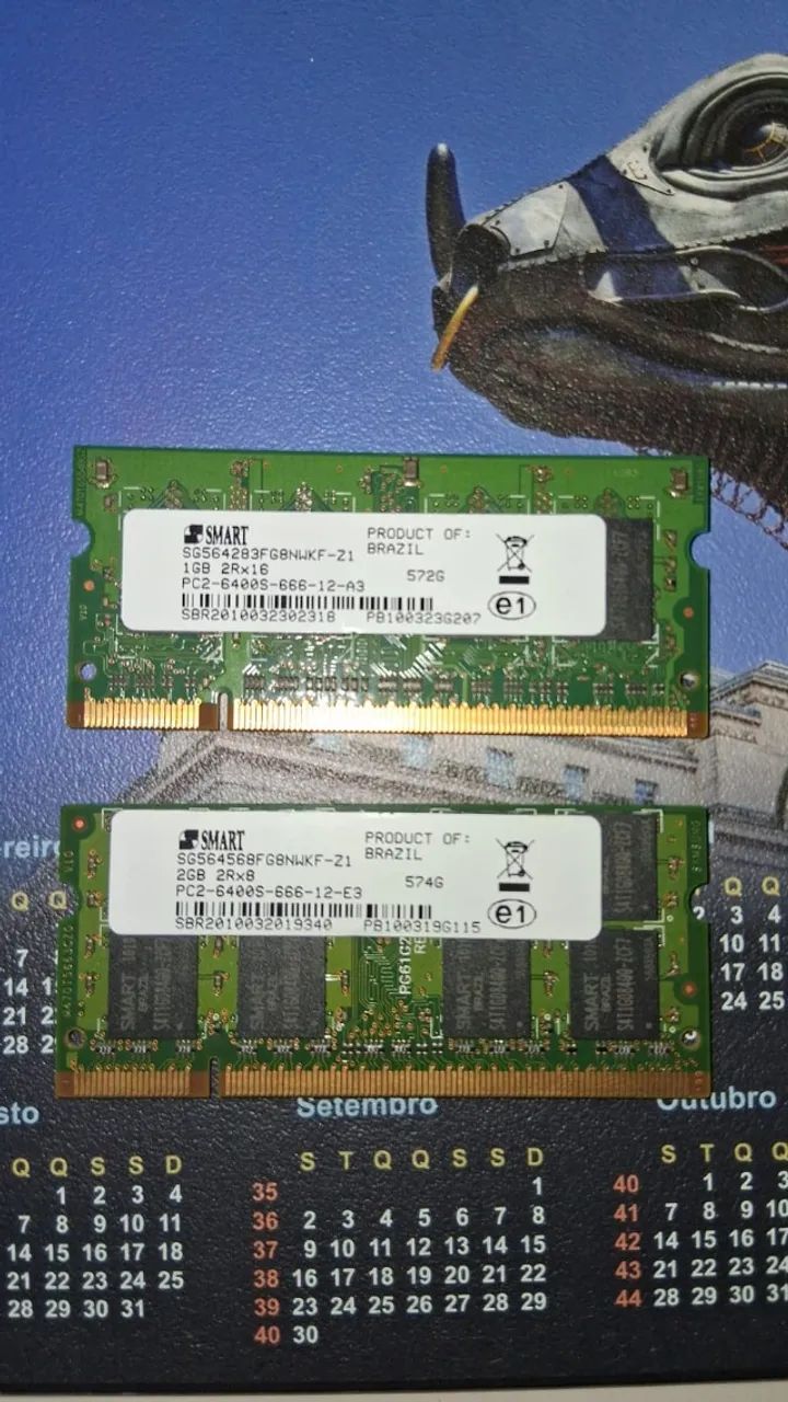 3 gb ram ddr2 800 mhz