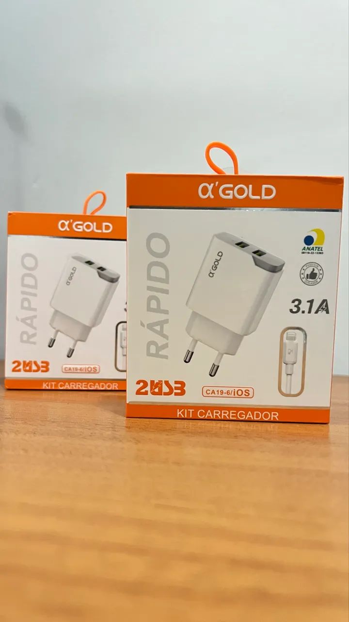 Carregador completo iphone 