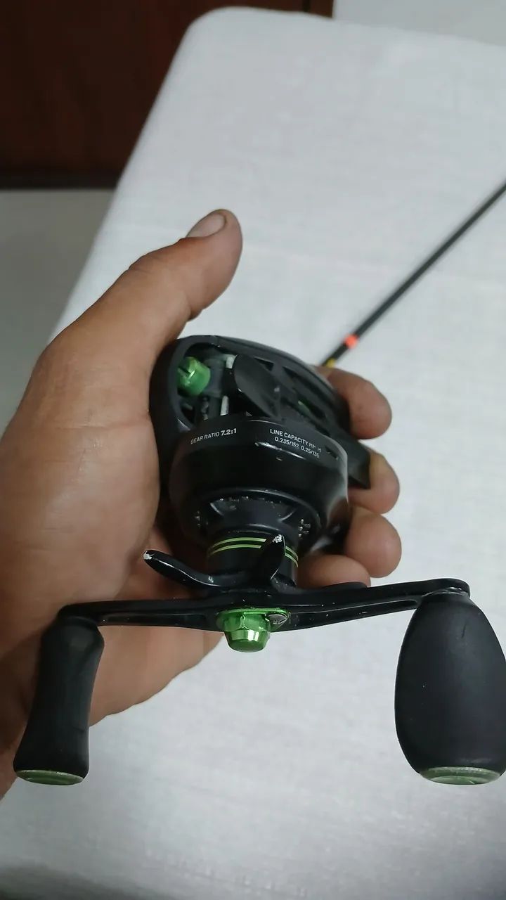 KIT Carretilha GENKI 8 (BARBADA) - Foto 2