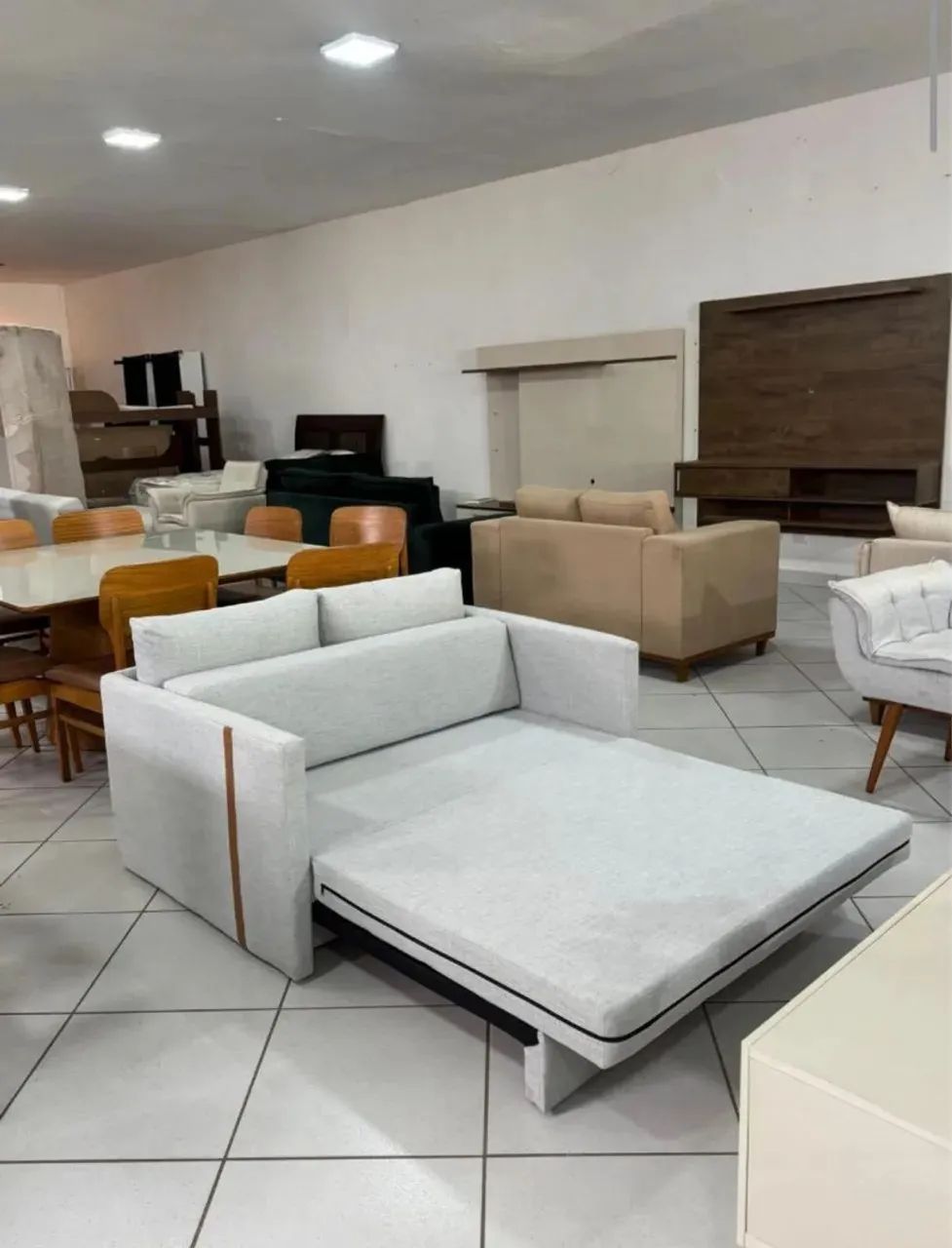 Sofá cama Dominique 140 cm - ENTREGA HOJE !!!  - Foto 2