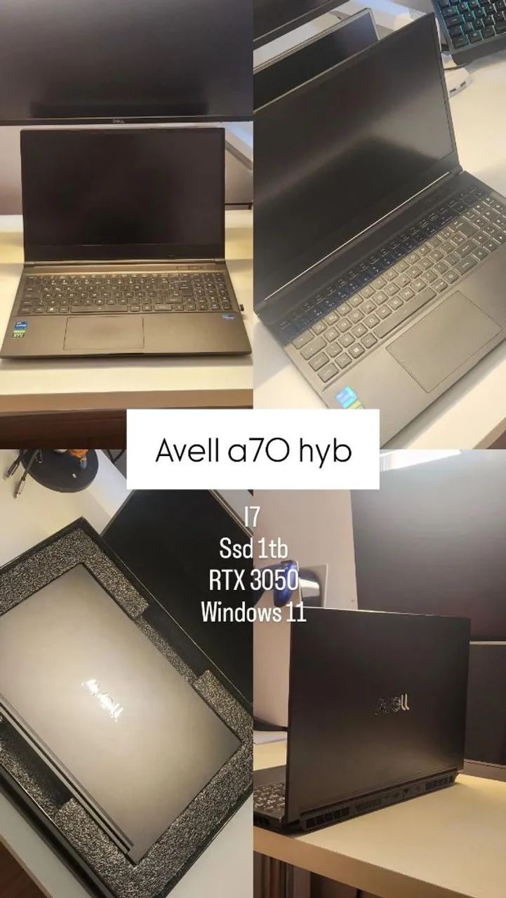 Notebook AVELL A70 HYB 