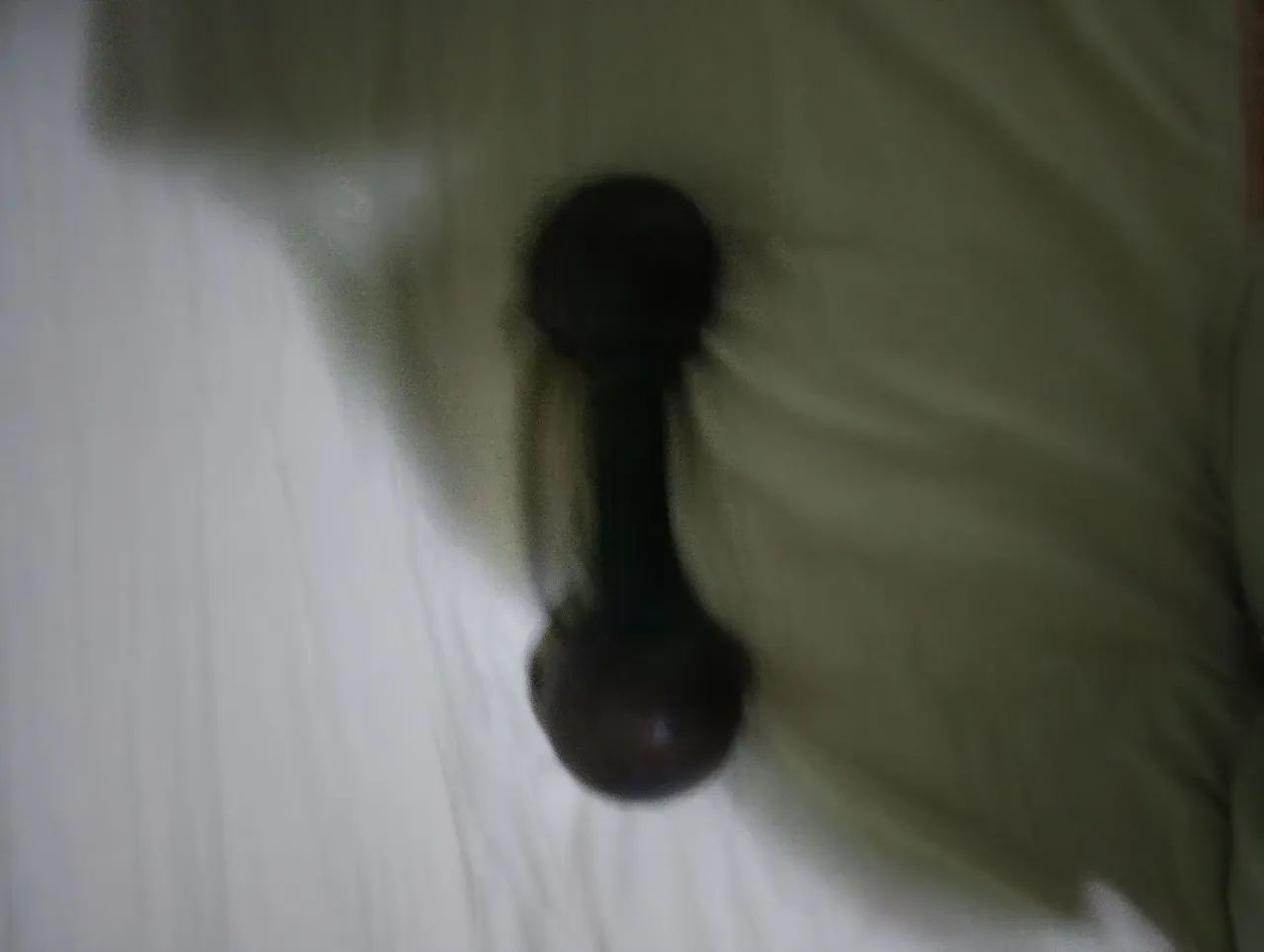 Halter de 7KG de aço fundido emborrachado  - Foto 2