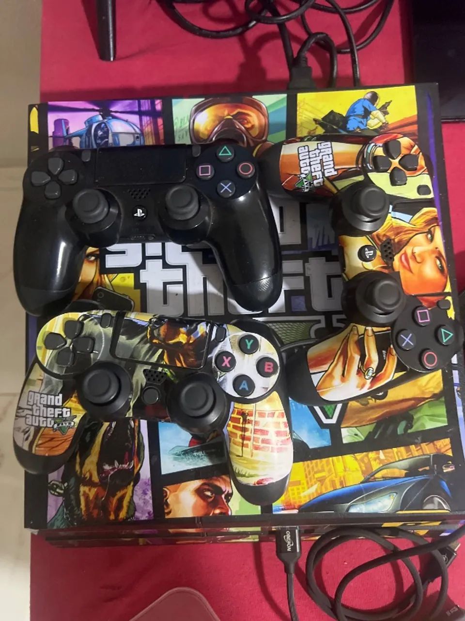 Ps4 3 controle com jogos  - Foto 2