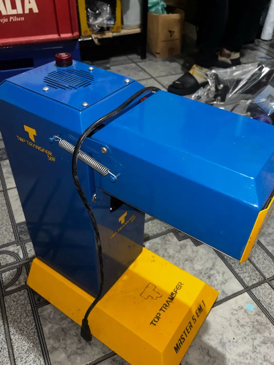 Prensa Térmica Top Transfer Master 5 em 1 - Semi Nova - Foto 3