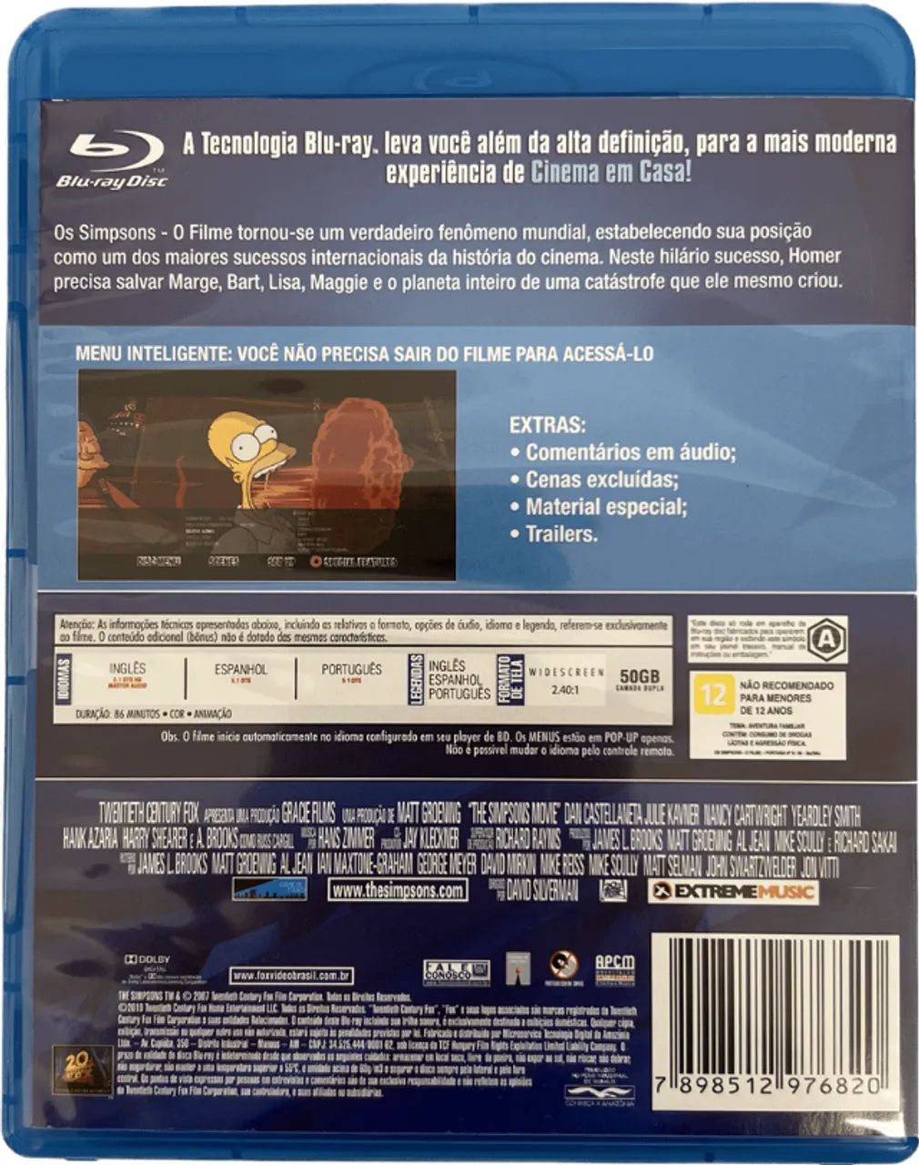 Nosso Lar e Os Simpsons - Filme em Blu-ray  - Foto 5