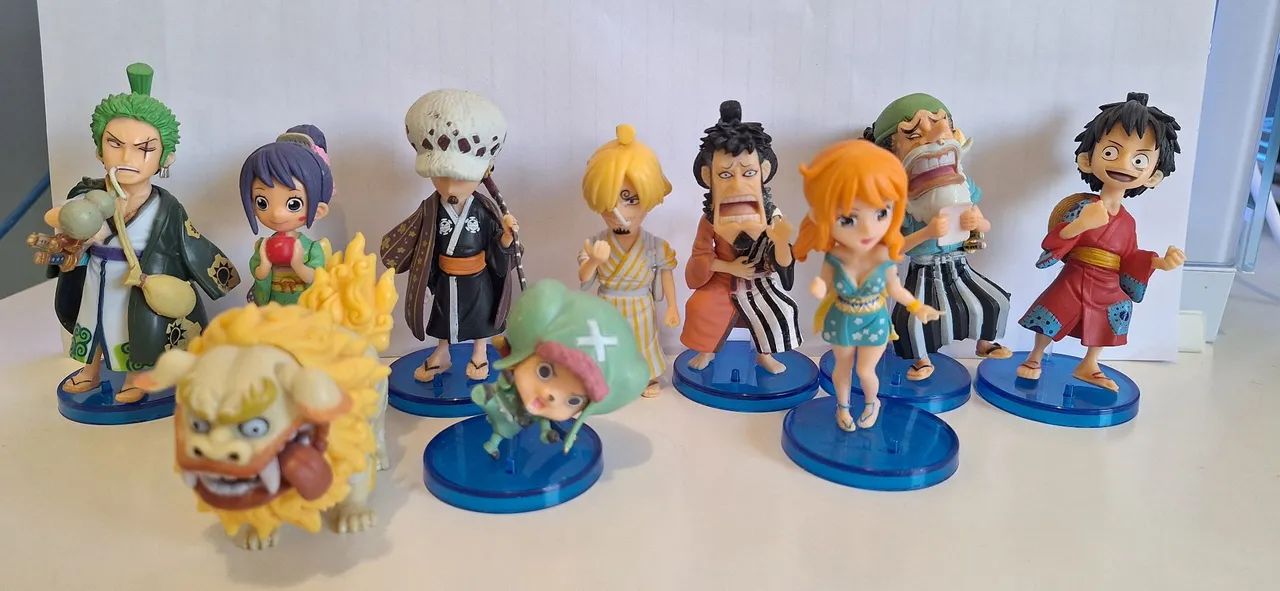 Action Figure miniaturas bonecos one piece luffy - Foto 5