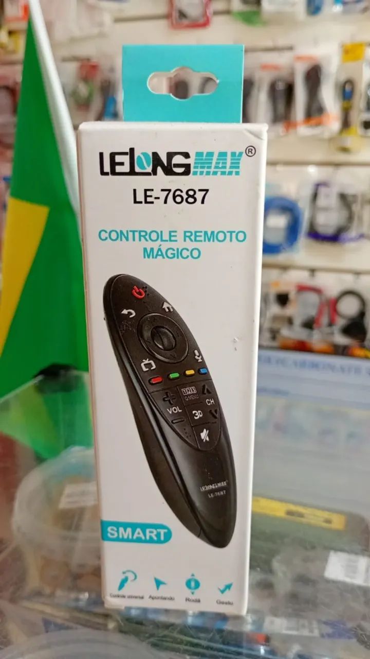Controle Remoto Mágico Smart TV Compatível Com LG Sem Comando de Voz e Sem Função Mouse 