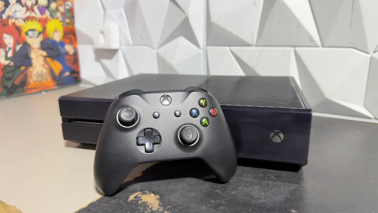 X BOX ONE FAT 500GB- 1 controle - R$ 850 PIX - Consoles de Vídeo