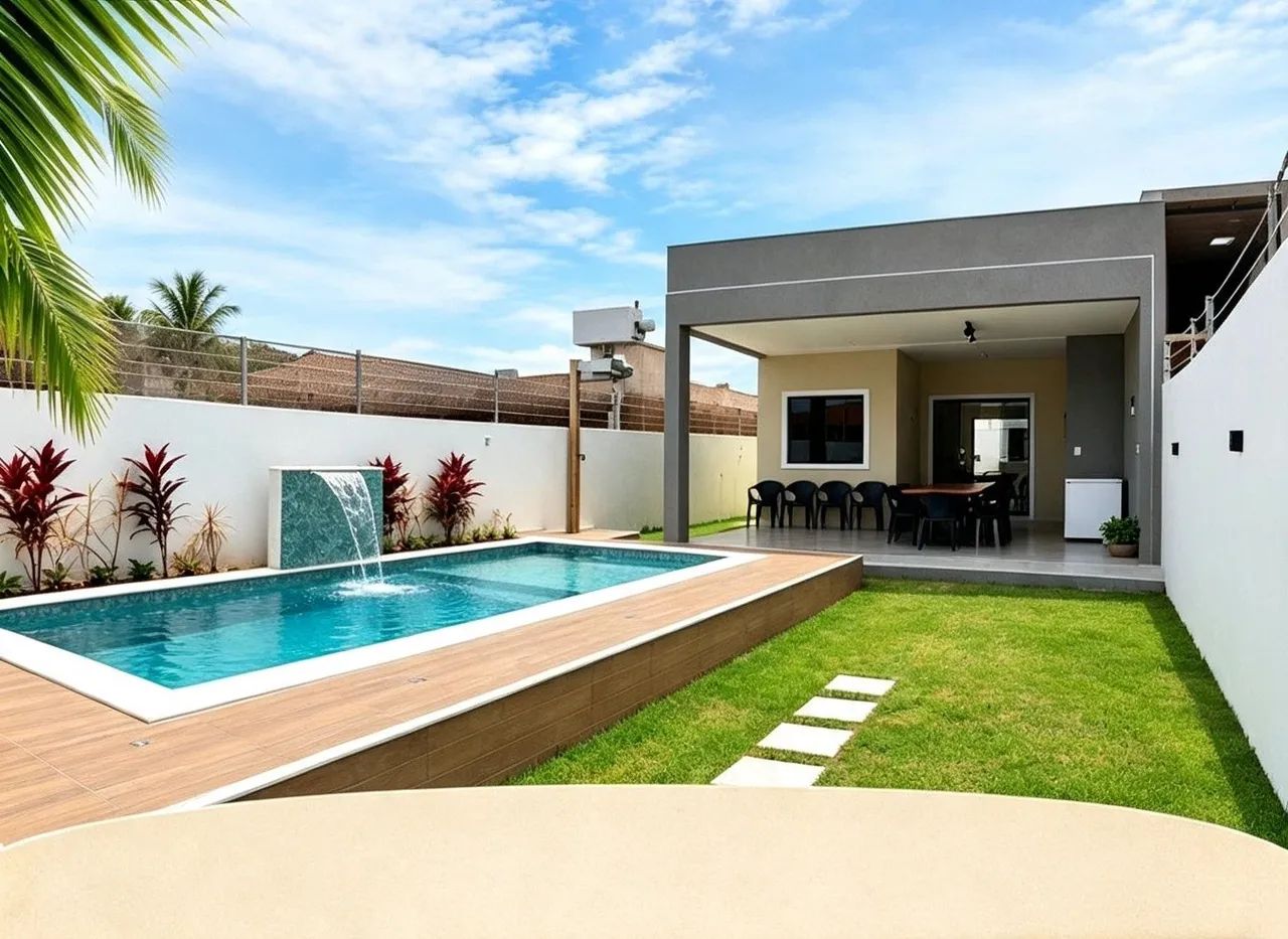 Construção de piscina 