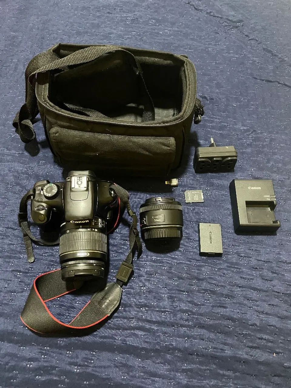Camera canon t3 completa muito nova