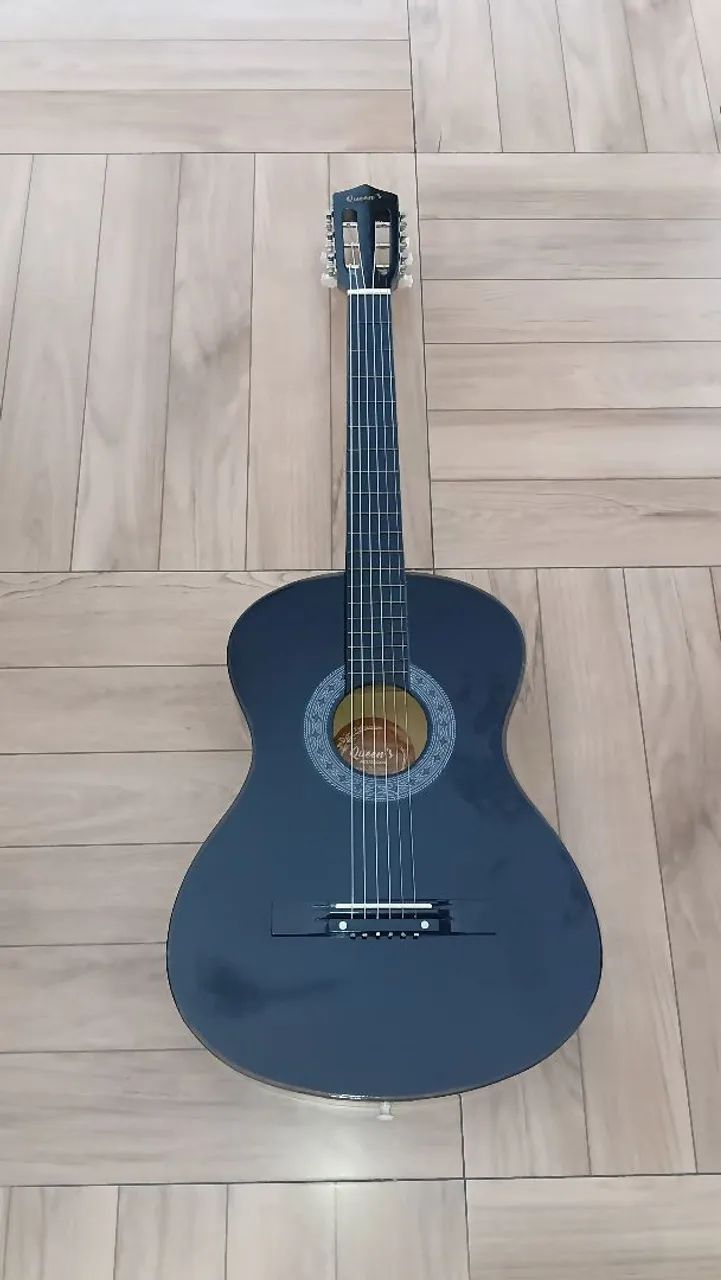 Violão Clássico Queens Original + Capa, Afinador e Palheta | Semi-novo
