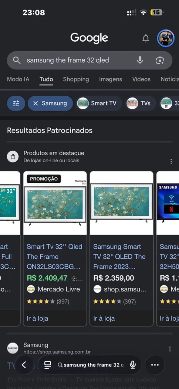 Samsung The Frame 32? QLED - Apenas 1 mês de uso + Completa - Foto 5