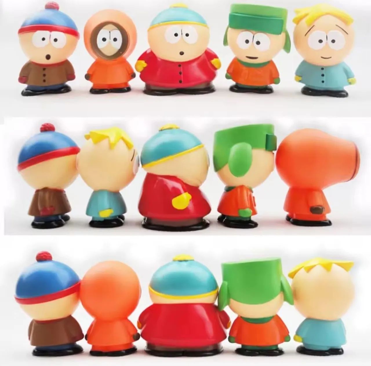 Conjunto de 5 bonecos South Park 6cm