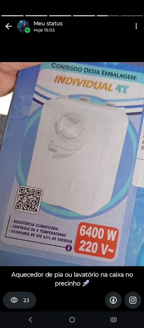 Aquecedor de pia/lavatório  - Foto 3