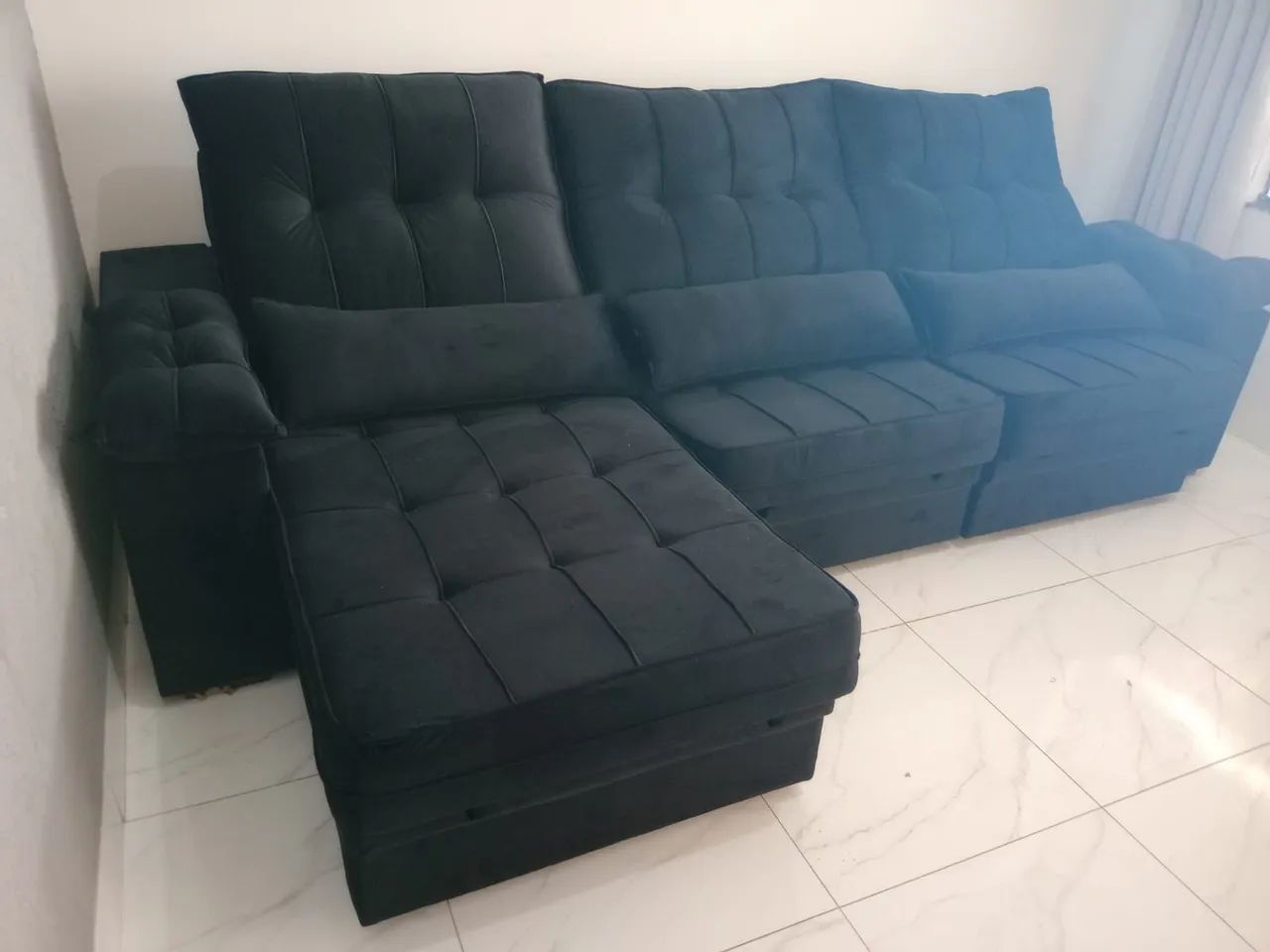 Promoção sofá retrátil e reclinável 2.90 Largura oportunidade  - Foto 3