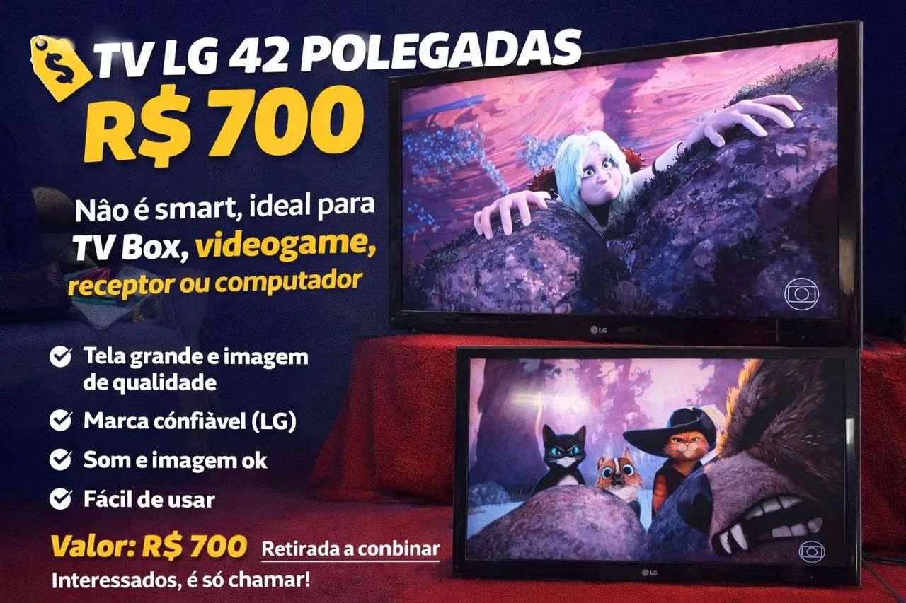 TV LG 42 Polegadas