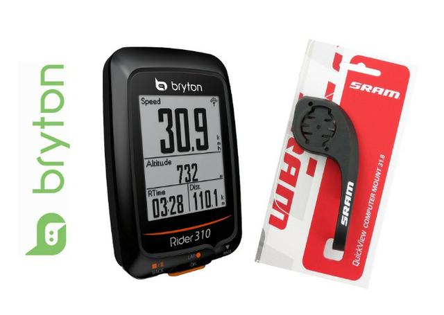 GPS Bryton 310 + Suporte Sram - NOVO