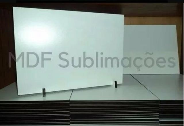 50 Placas de MDF Resinado A4 P/Sublimação