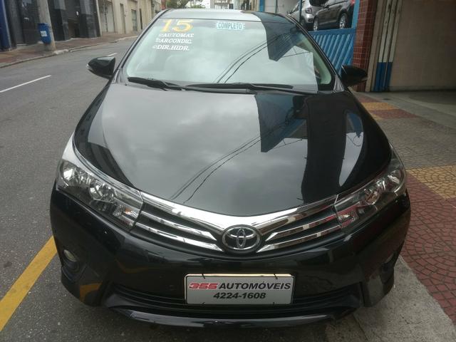 Toyota Corolla XEI 2.0 Preto Automático 2015 Completo - Foto 2