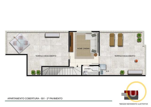 Apartamento à venda com 2 dormitórios em Gutierrez, Belo horizonte cod:UP6983 - Foto 3