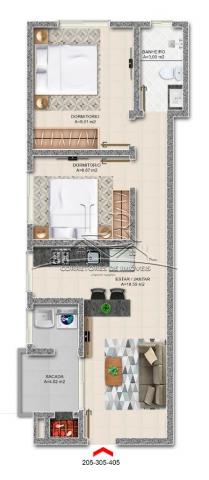 Apartamento à venda com 1 dormitórios em Ingleses do rio vermelho, Florianópolis cod:1808 - Foto 5