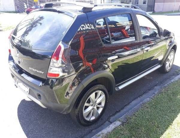 Sandero stepway 1.6, flex, completo, air bag, abs, placa a, rodas - Foto 4