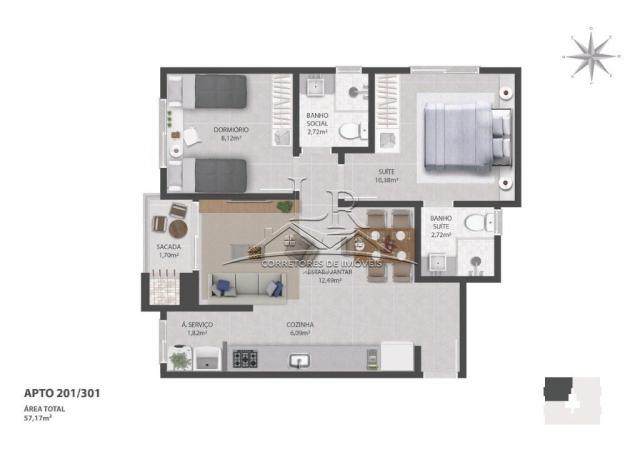 Apartamento à venda com 3 dormitórios em Ingleses do rio vermelho, Florianópolis cod:1685 - Foto 5