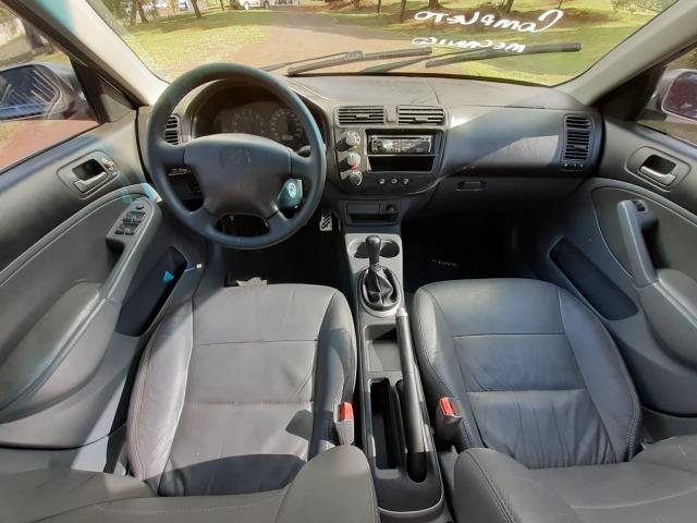 Honda Civic Sedan LX 1.7 16 V 115 CV Mec Dourado - Foto 6