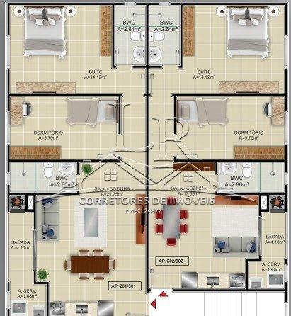 Apartamento à venda com 2 dormitórios em Ingleses, Florianópolis cod:1668 - Foto 6