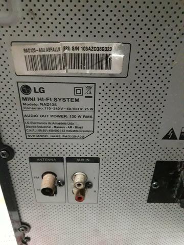 Vendo um mini hi-fi system LG ( para retirada de peças) - Foto 5