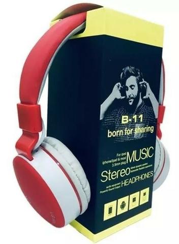 Fone De Ouvido Wireless Bluetooth Micro Sd Fm B11