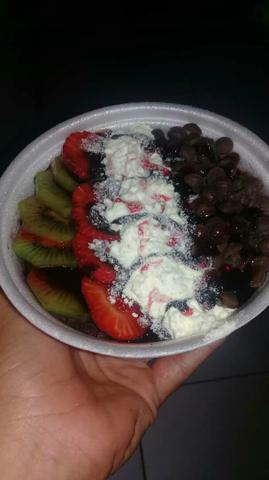 Açai Delivery 15 reais , Diversas coberturas