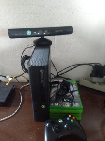 Vendo Xbox 360 Kinect+controle - Foto 3