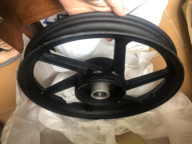 Roda liga leve Shineray cinquentinha 50cc - Foto 4