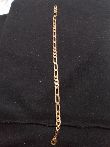 PULSEIRA FOLHEADA OURO - Foto 4