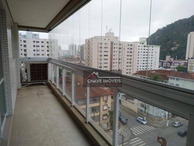 Apartamento com 3 dormitórios à venda, 111 m² por R$ 740.000,00 - Marapé - Santos/SP - Foto 2