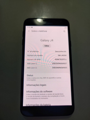 Celular Samsung J4 igual a novo